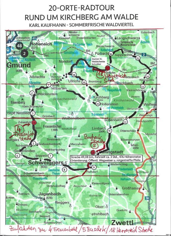 Sommerfrische Waldviertel Kirchberg am Walde Zewnętrze zdjęcie